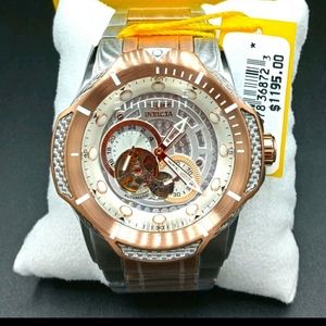 NEW INVICTA AUTOMATIC BOLT CABLE WATCH